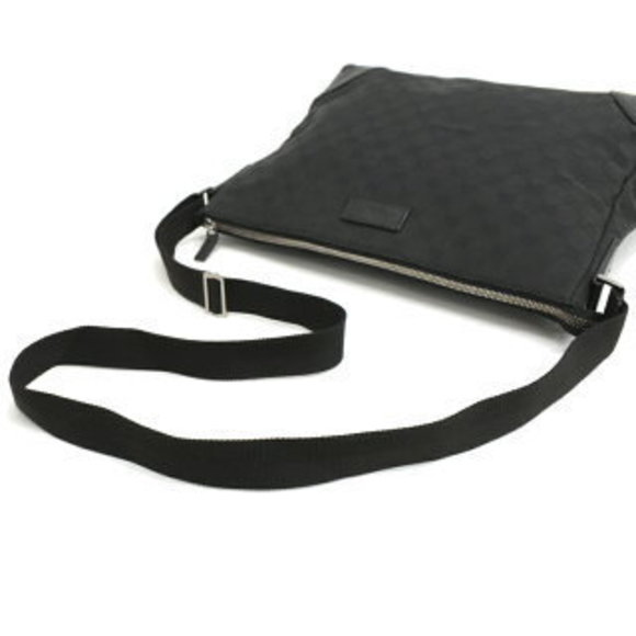Gucci Crossbody Black GG Canvas Jacquard Leather - Picture 7 of 8
